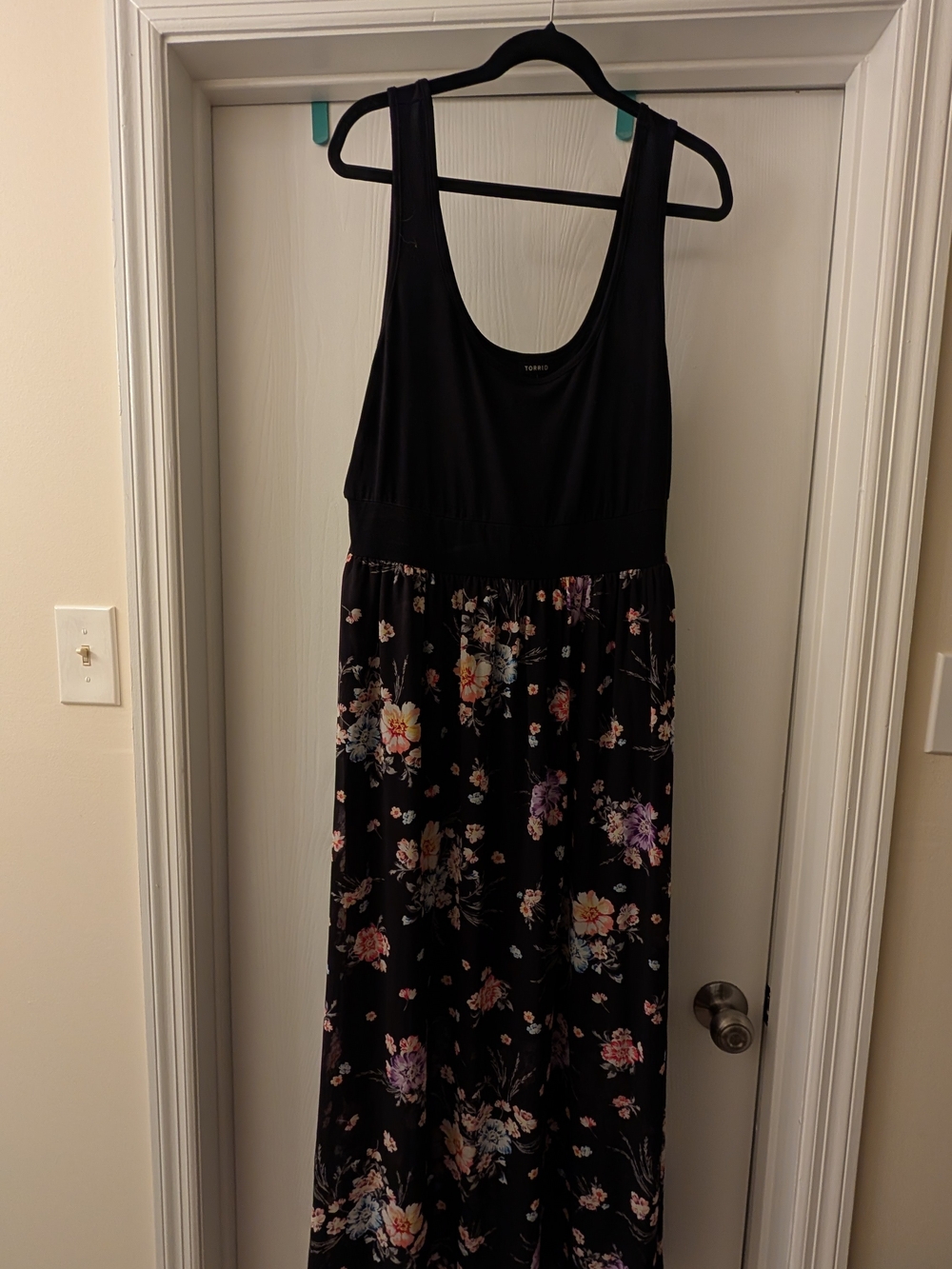 torrid Black Floral Maxi Dress